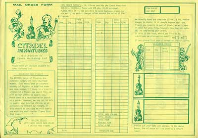 New Year Order Form