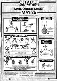May 1986 Flyer front