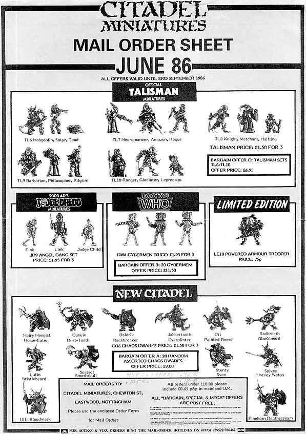 June 1986 Flyer