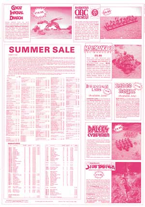 Summer 1987 Flyer back