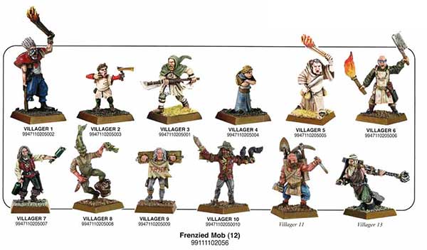 Mordheim Frenzied Mob - 2006 US Catalog