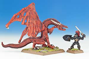  DRAG4 Great Fire Dragon & Knightly Hero
