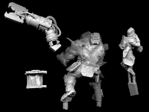 Renegade Ogryn with Death Korp of Kreig Victim parts