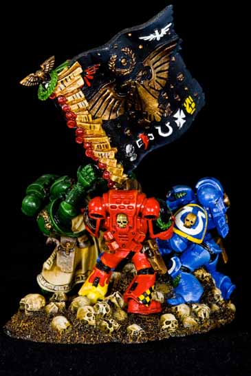 Skulz - Marines Iwo Jima diorama
