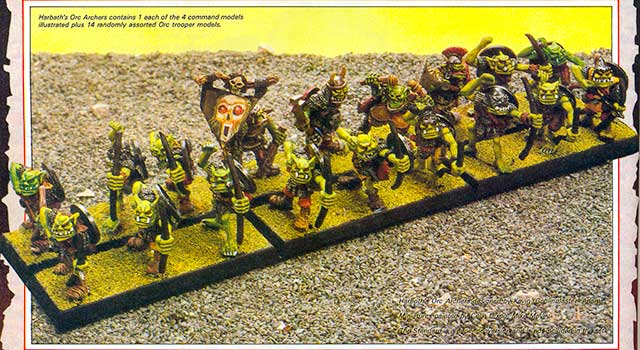 RRD3 Harboth's Orc Archers - White Dwarf 90