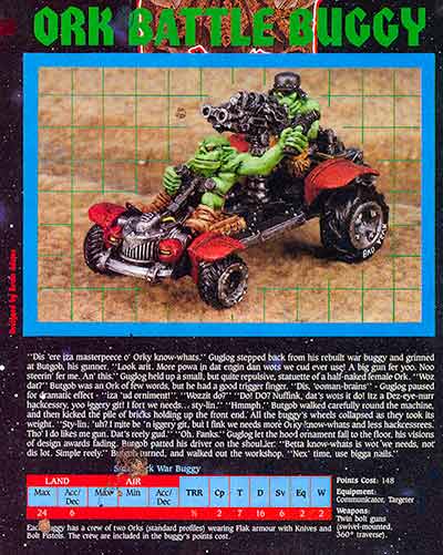 RT205 Ork Battle Buggy - WD98 (Feb 88)