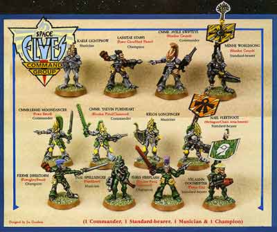 RT402 Space Elves Command Group - Astronomican (Feb 88)